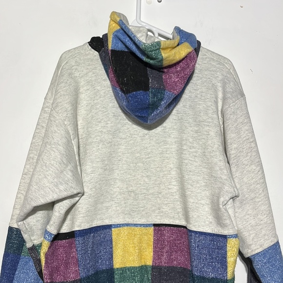 Vintage Myrtle Beach South Carolina Golf Plaid Zip Up Hooded Sweatshirt Size XL - Picture 11 of 12